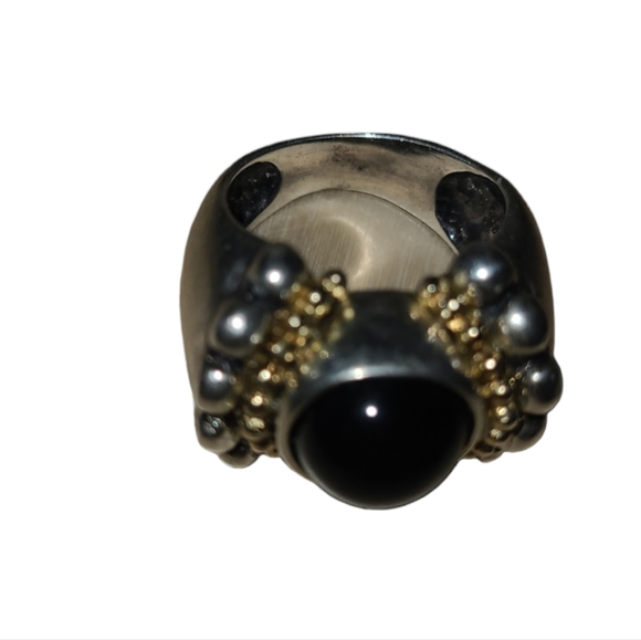 Fratelli Menegatti Caviar Black Onyx Ring - Picture 2 of 5